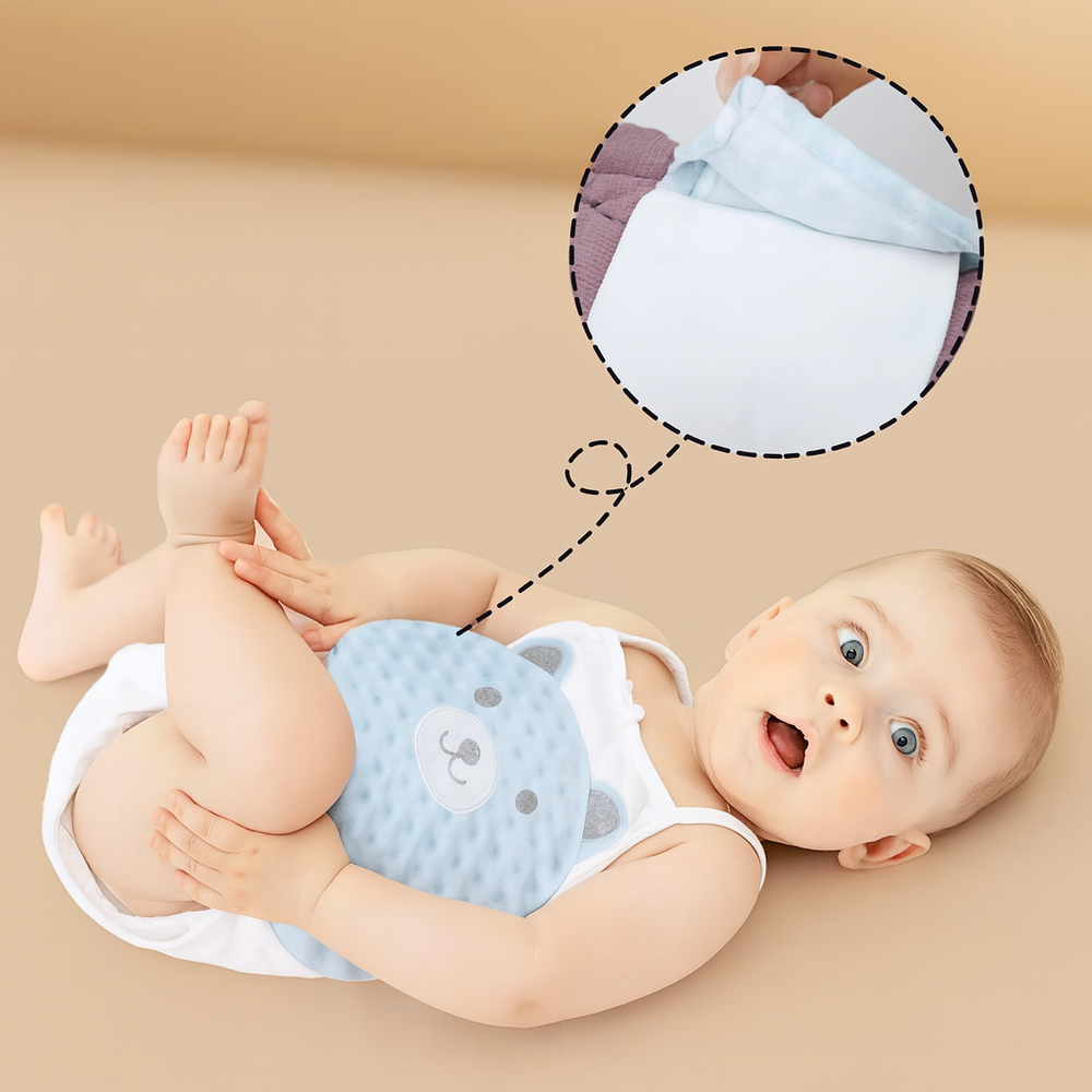 Warmtekussen Baby – Tegen Krampjes & Buikpijn (0–3 jaar) | Zacht & Veilig