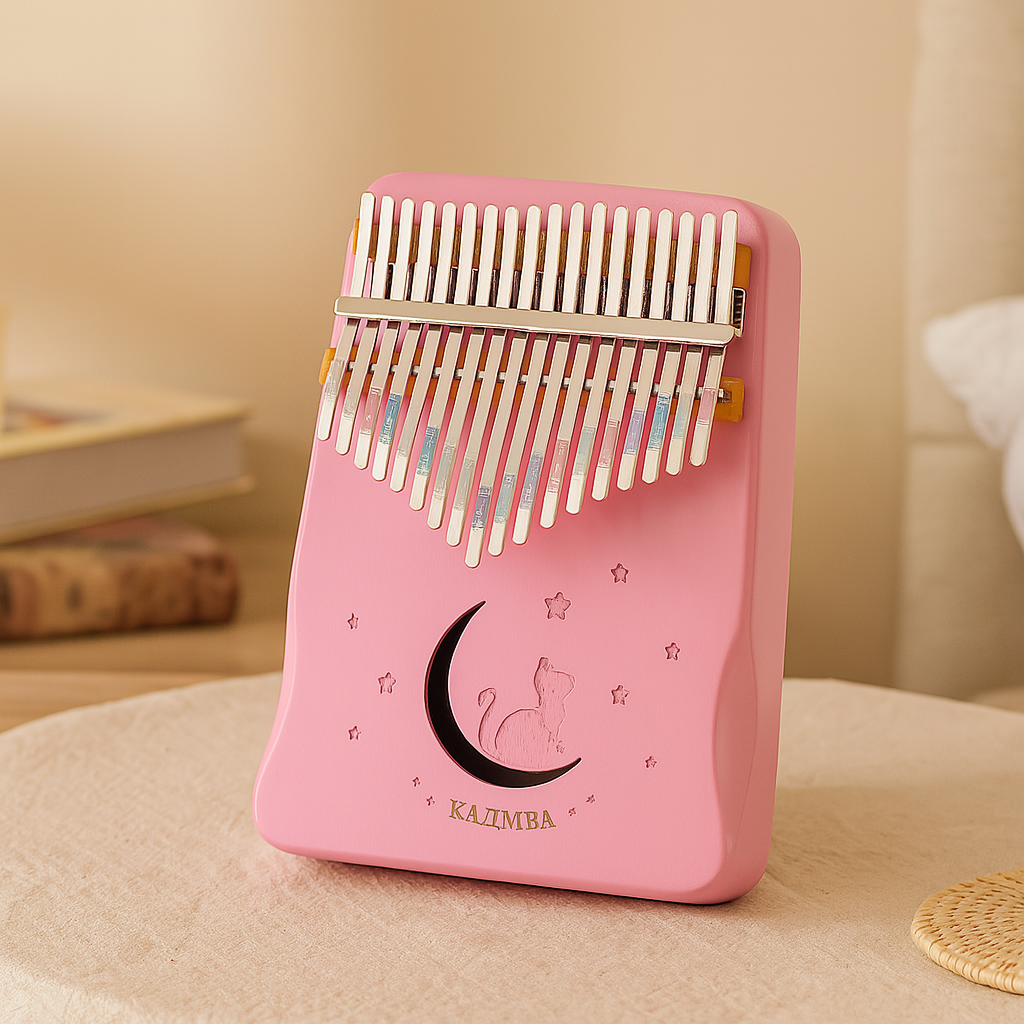 Kalimba 17 Toetsen Houten Duimpiano met Accessoires