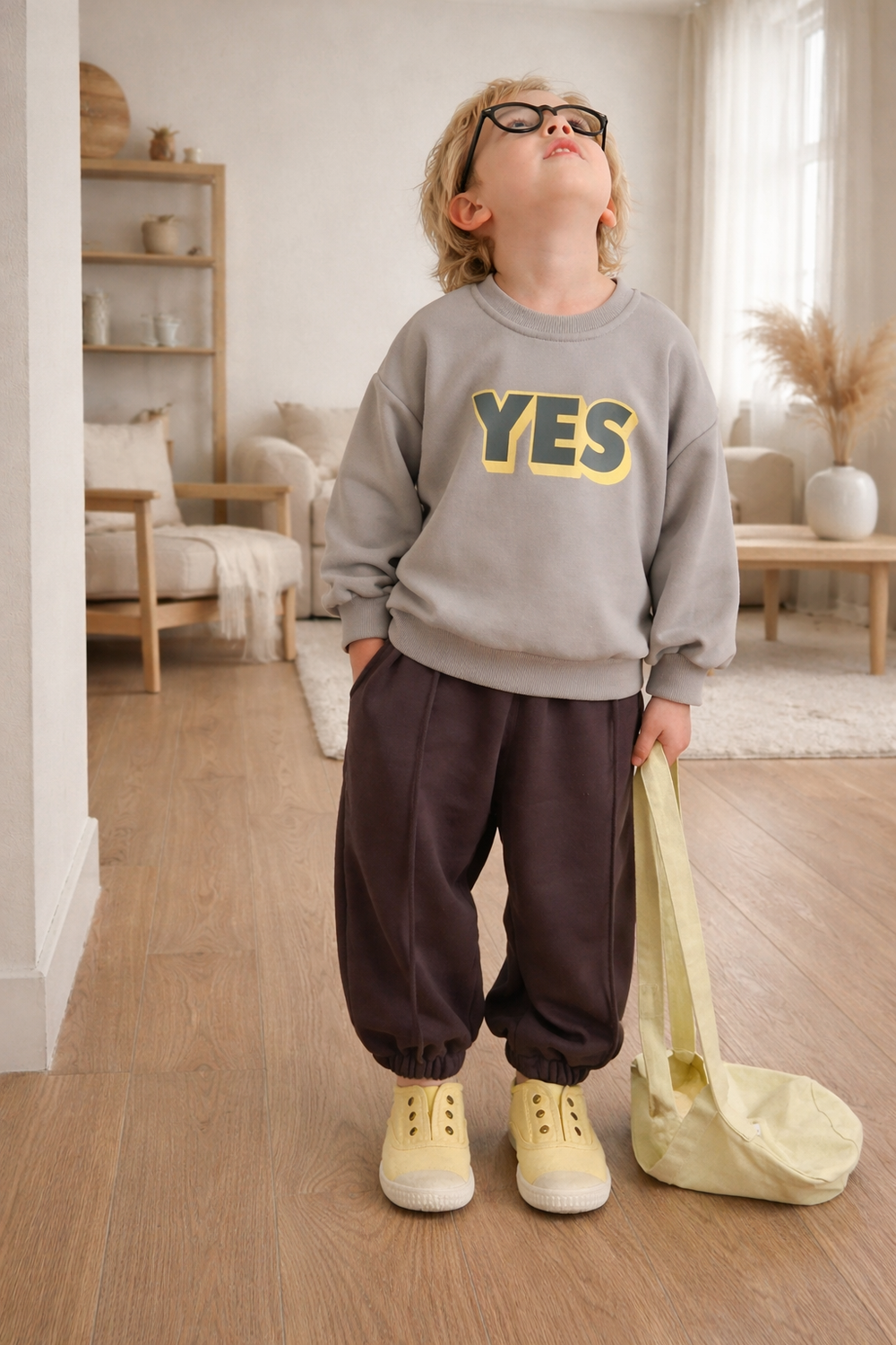 Joggingpak Kinderen Katoen – Sweater en Broek Set (0–8 Jaar)