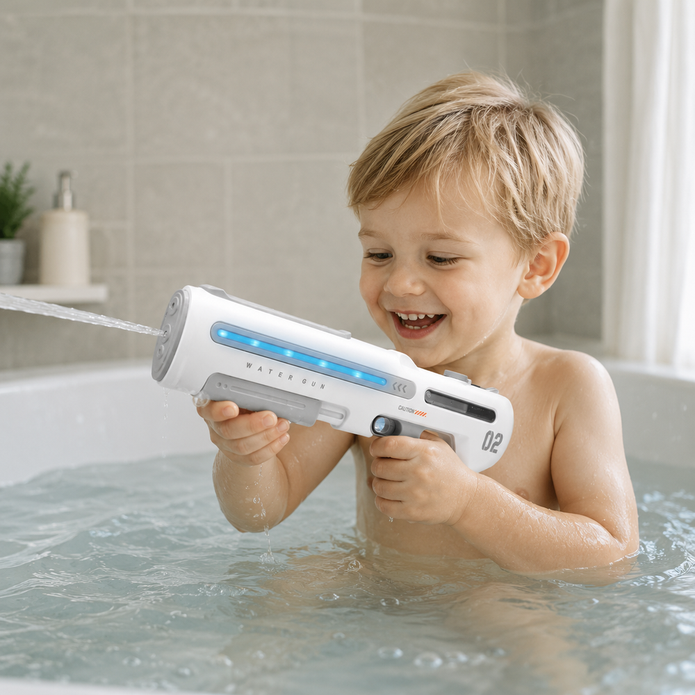 Elektrisch Waterpistool met Grote Watertank – Oplaadbare Waterblaster