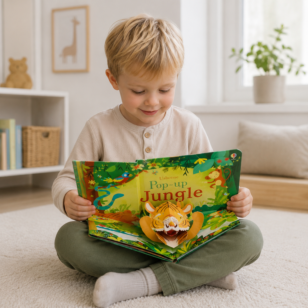 Pop-Up Boek Kinderen – 3D Prentenboek met Flapjes (3+)