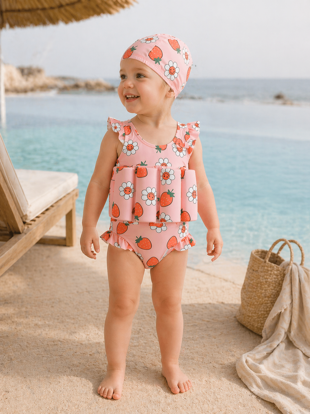 Zwemvest Badpak Kind – Met Drijvers & UV Bescherming (2–7 Jaar)