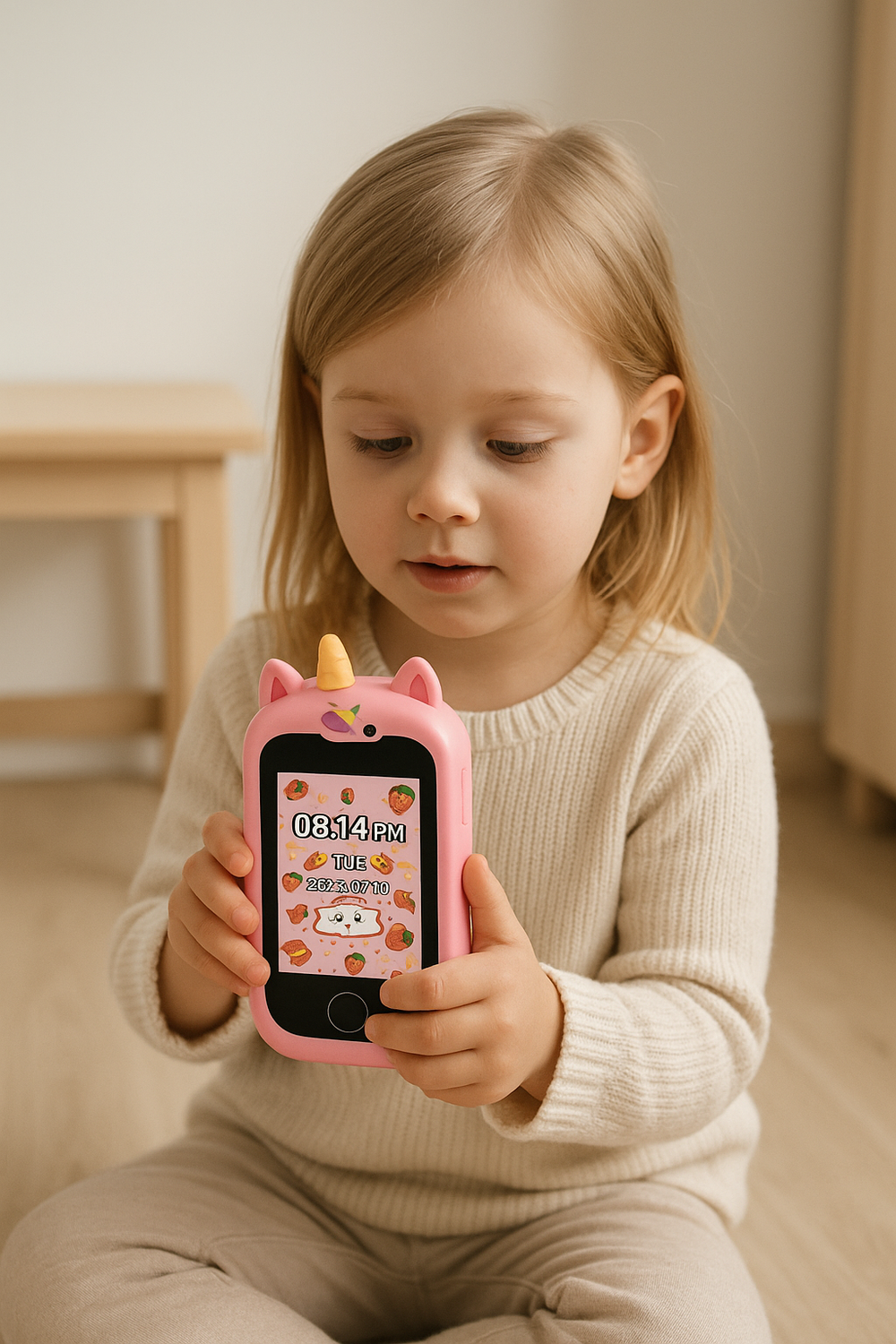 Educatieve Kindertelefoon – Speelgoed Smartphone met Camera & Spelletjes (3+ Jaar)
