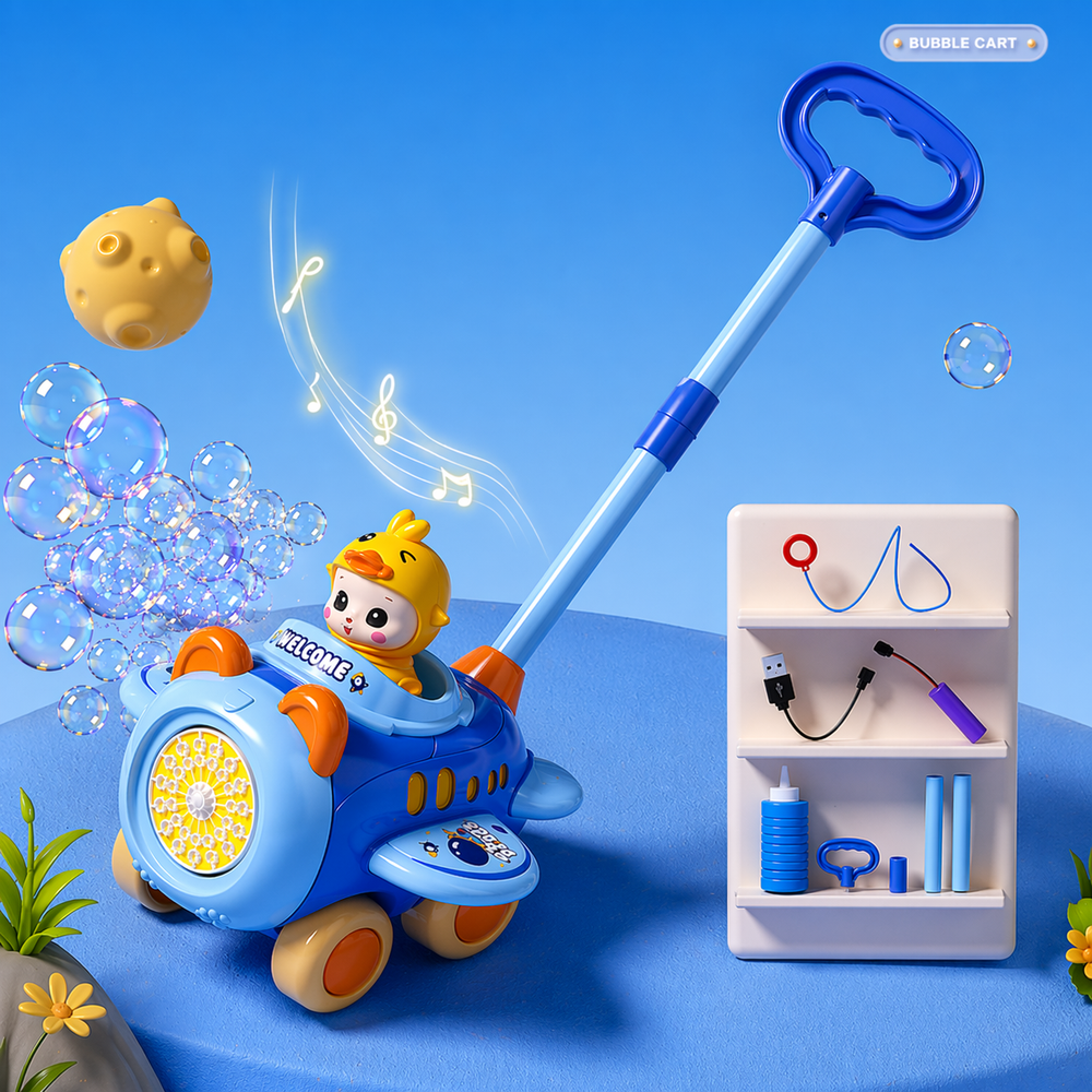 Bubble Blower Duwwagen – Automatische Bellenblaas | Buitenspeelgoed