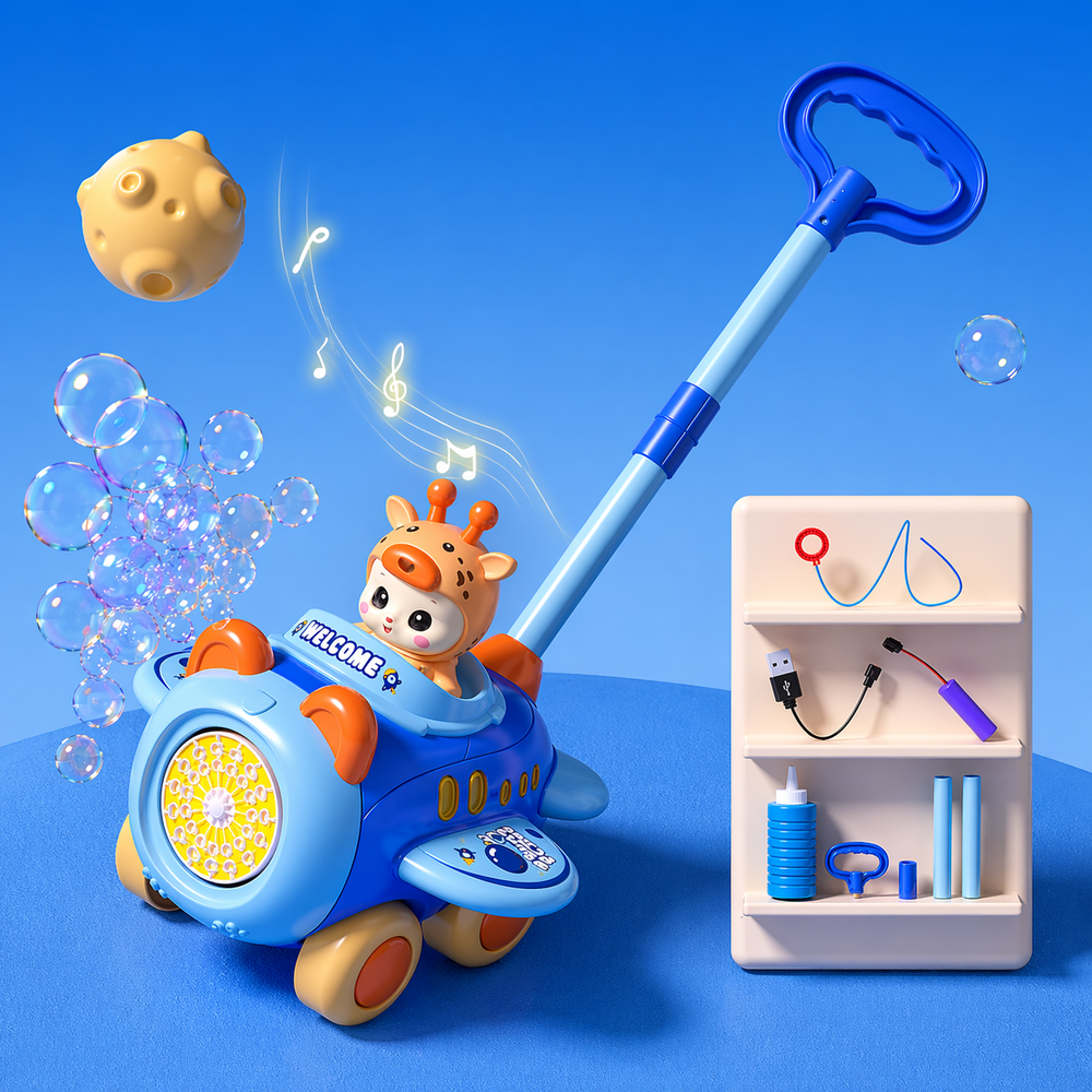 Bubble Blower Duwwagen – Automatische Bellenblaas | Buitenspeelgoed