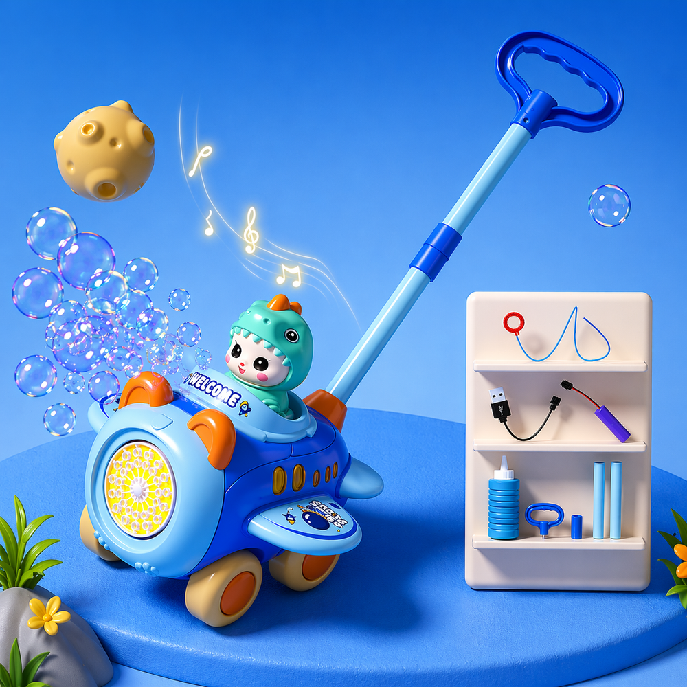 Bubble Blower Duwwagen – Automatische Bellenblaas | Buitenspeelgoed