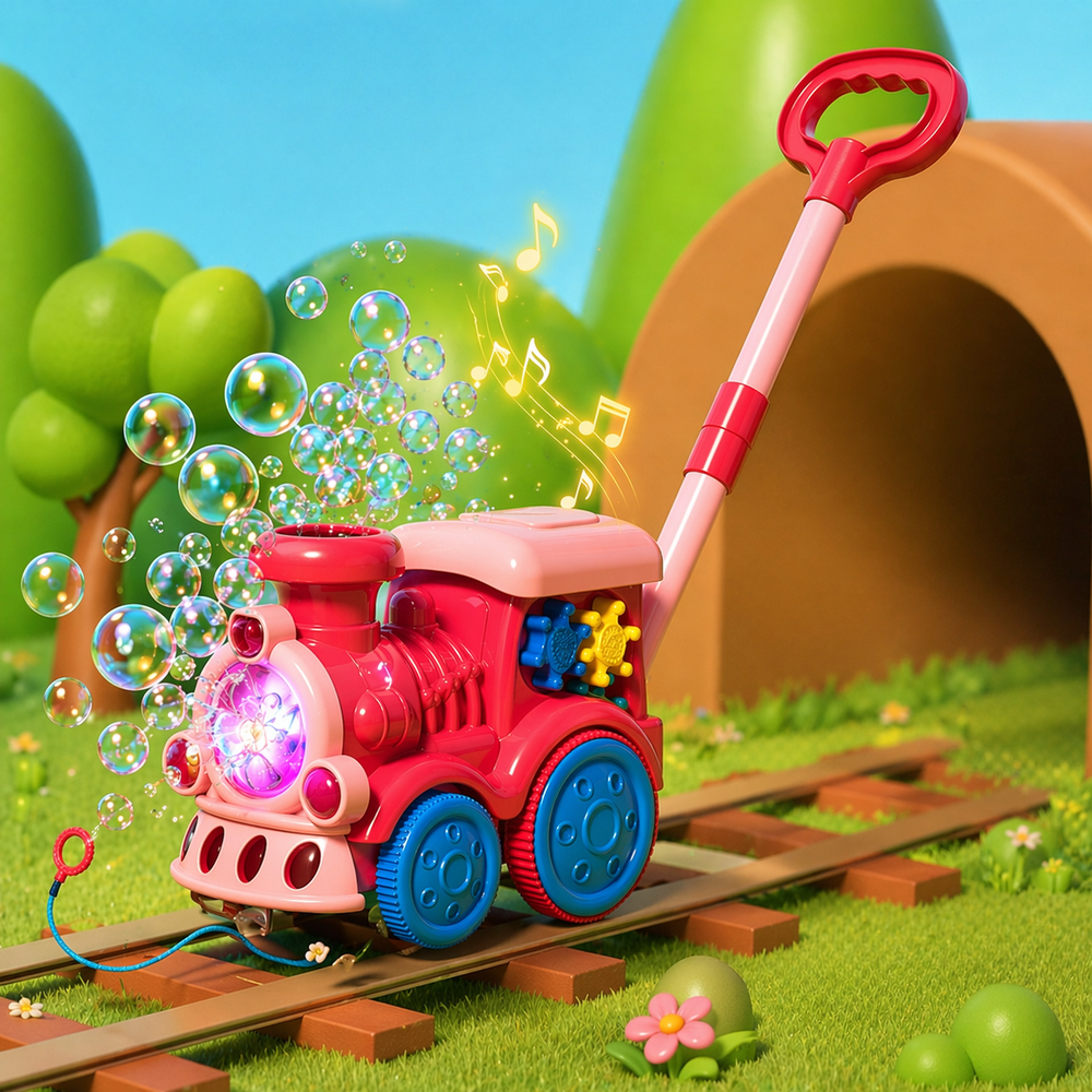 Bubble Blower Duwwagen – Automatische Bellenblaas | Buitenspeelgoed