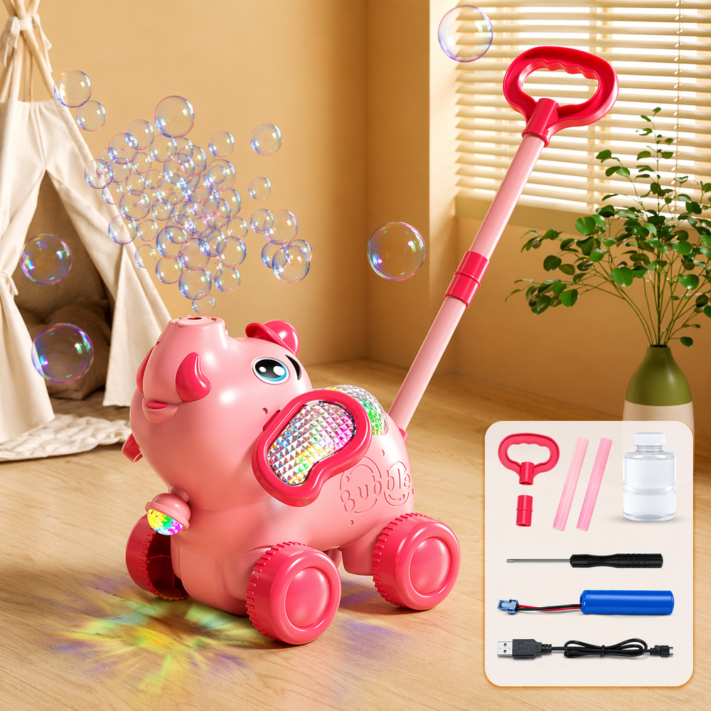 Bubble Blower Duwwagen – Automatische Bellenblaas | Buitenspeelgoed