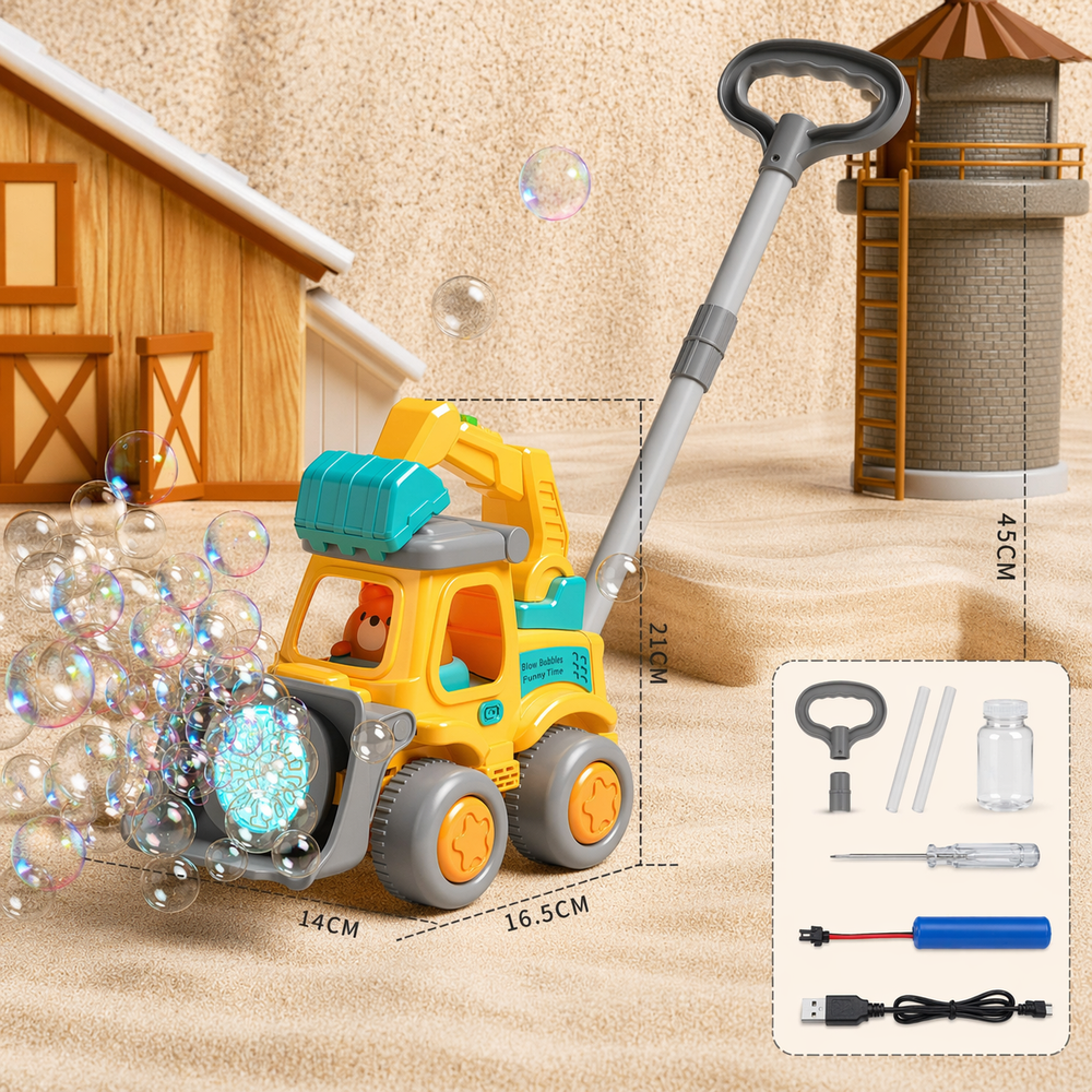 Bubble Blower Duwwagen – Automatische Bellenblaas | Buitenspeelgoed