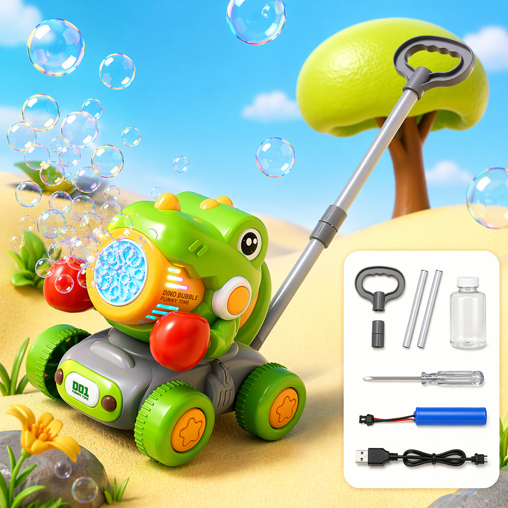 Bubble Blower Duwwagen – Automatische Bellenblaas | Buitenspeelgoed