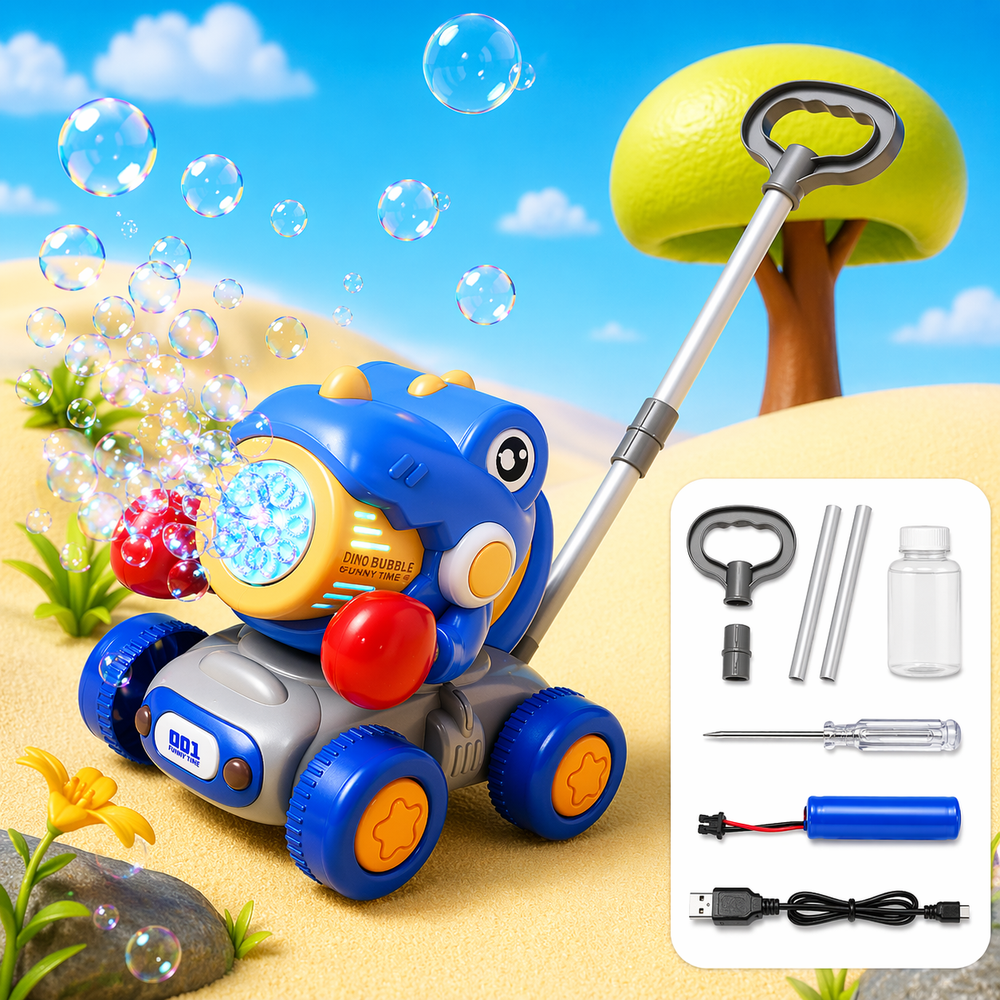 Bubble Blower Duwwagen – Automatische Bellenblaas | Buitenspeelgoed