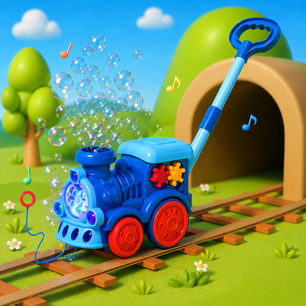 Bubble Blower Duwwagen – Automatische Bellenblaas | Buitenspeelgoed
