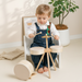 Houten drumstel met bekken en xylofoon – 5 instrumenten, beukenhout | muziekspeelgoed