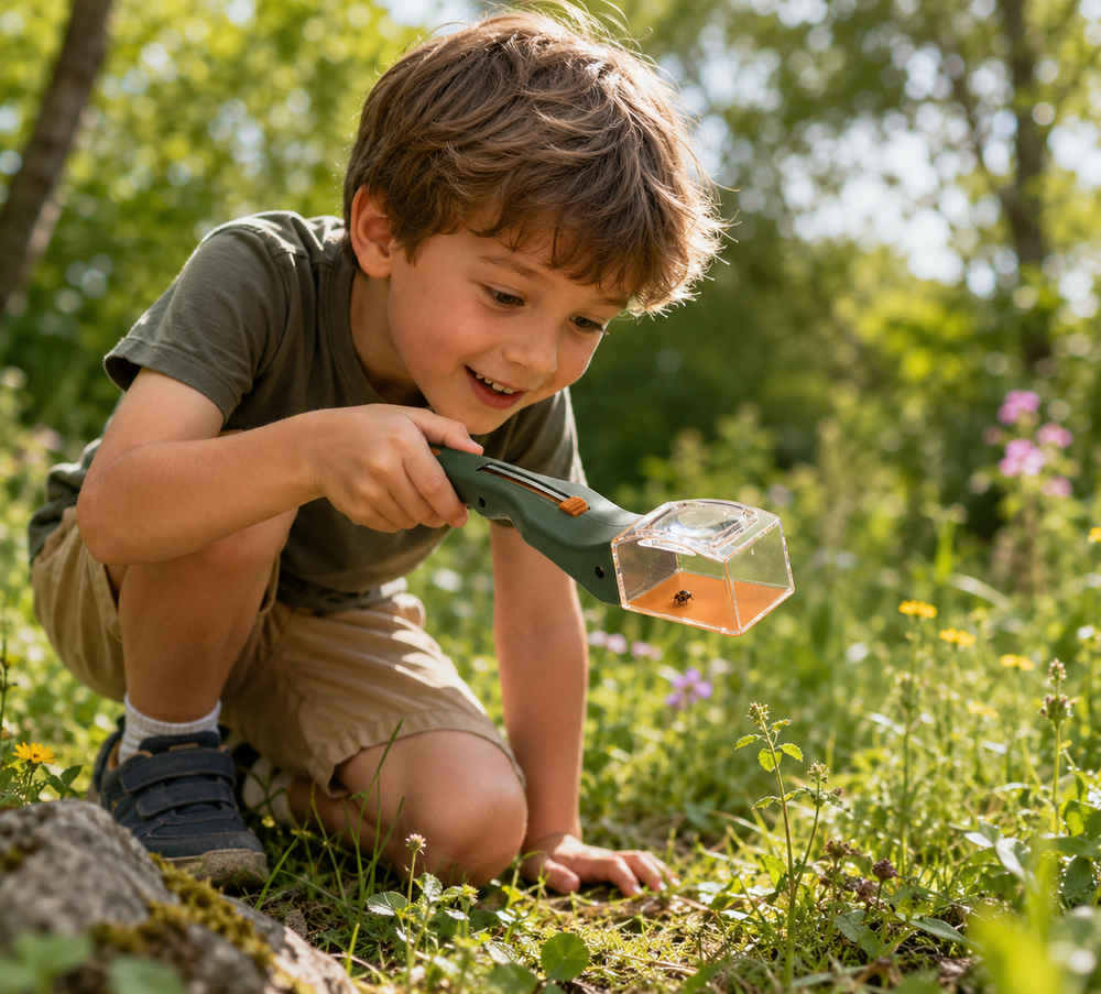 Insectenvanger met vergrootglas voor kinderen