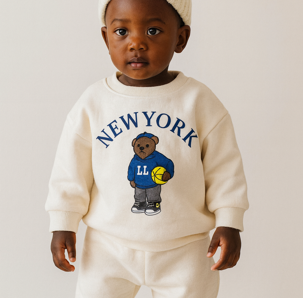 2-delige top & broek Big City-set – Comfortabel, schattig en perfect voor dagelijkse avonturen