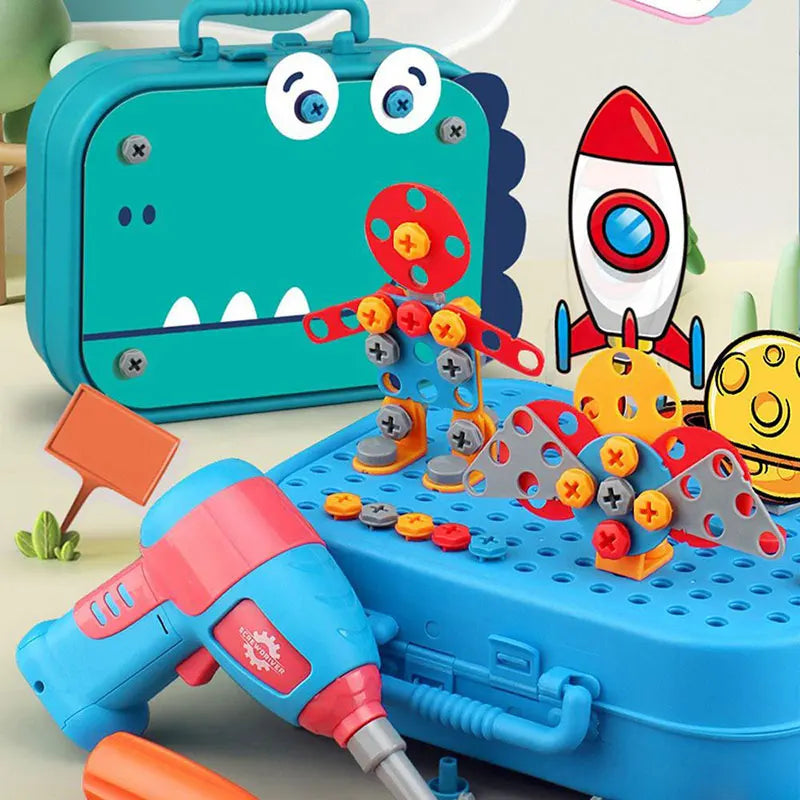 BuildoFun 211-delige Educatieve Speelset voor Peuters – Creatieve Gereedschapsset voor Motoriek & Fantasie