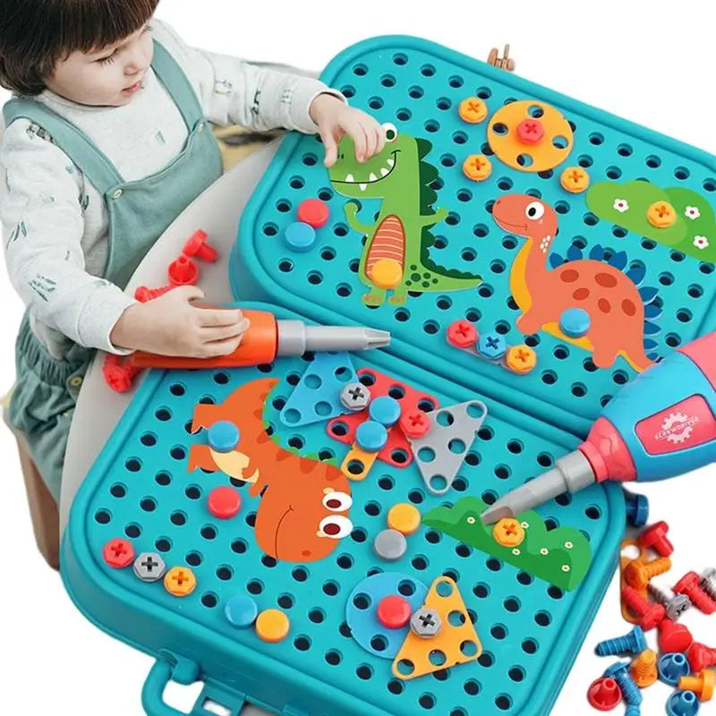 BuildoFun 211-delige Educatieve Speelset voor Peuters – Creatieve Gereedschapsset voor Motoriek & Fantasie