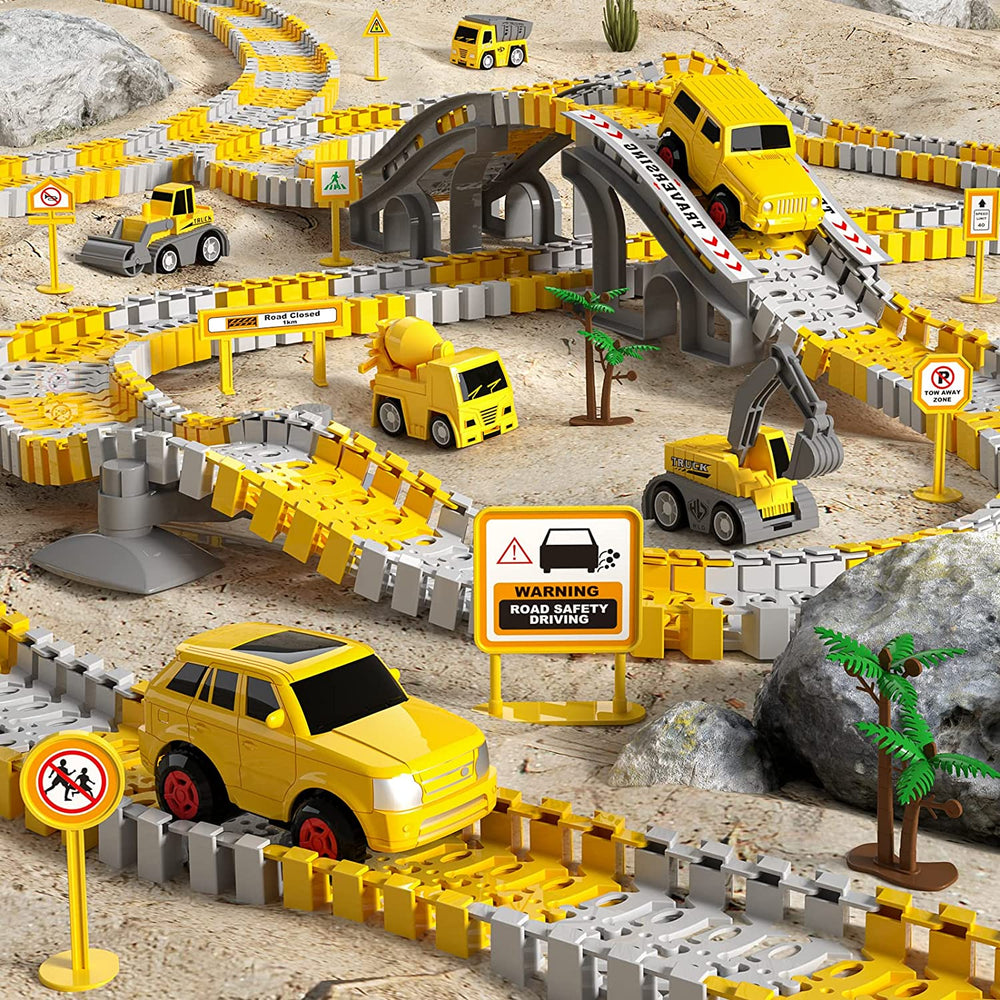 Flexibele Speelgoed Spoorbaan – Bouw Je Eigen Rails met Creatieve Track Set