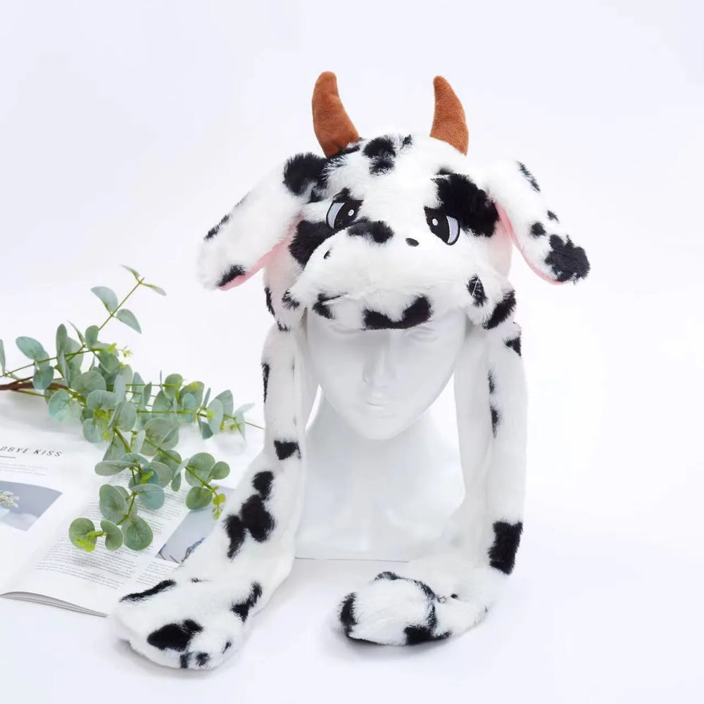 Interactieve Hoed met Beweegbare Oren – Zachte Pluche Winterhoed voor Kinderen & Volwassenen | Perfect voor Cosplay, Feest & Cadeau