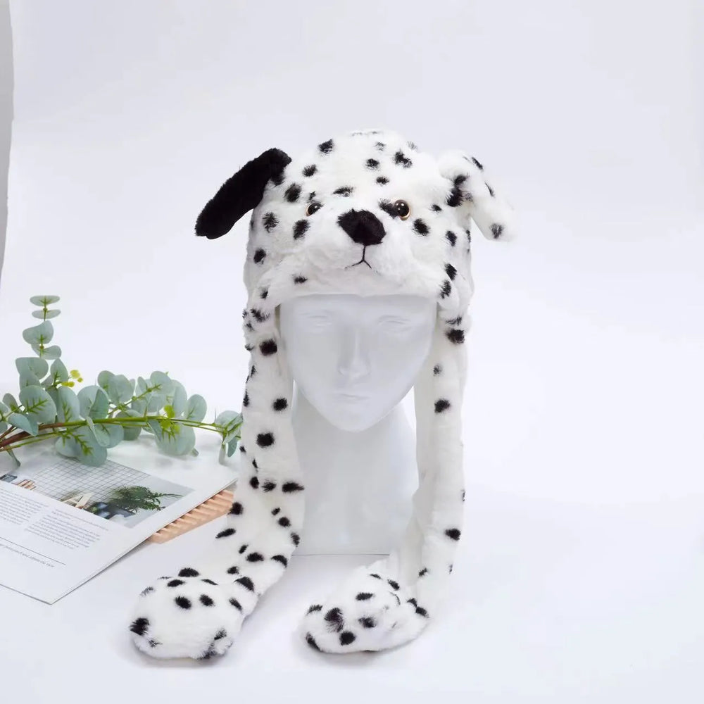 Interactieve Hoed met Beweegbare Oren – Zachte Pluche Winterhoed voor Kinderen & Volwassenen | Perfect voor Cosplay, Feest & Cadeau