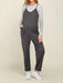 Zwangerschapsjumpsuit met grote zakken – loose fit, rekbare katoenmix | positiekleding