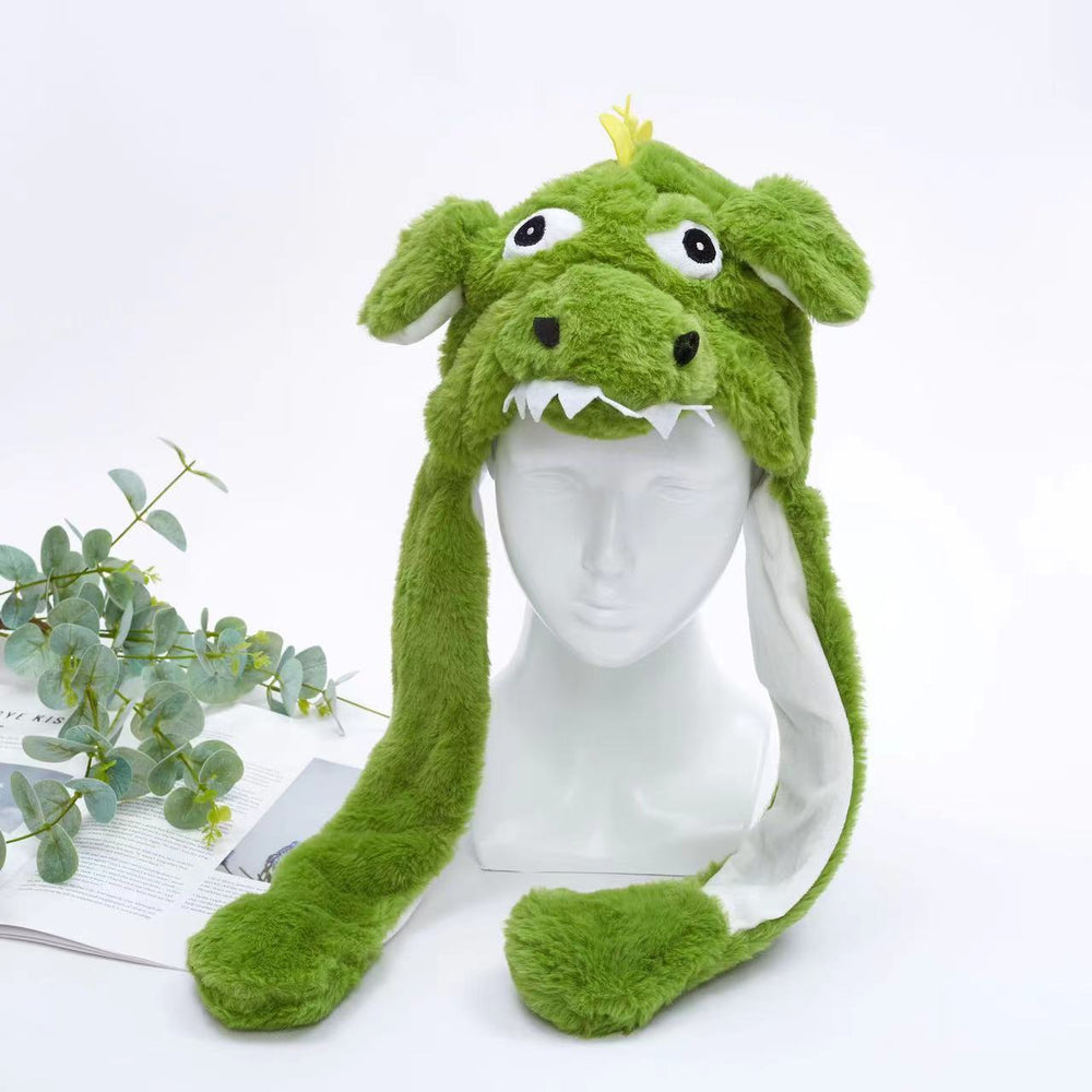 Interactieve Hoed met Beweegbare Oren – Zachte Pluche Winterhoed voor Kinderen & Volwassenen | Perfect voor Cosplay, Feest & Cadeau