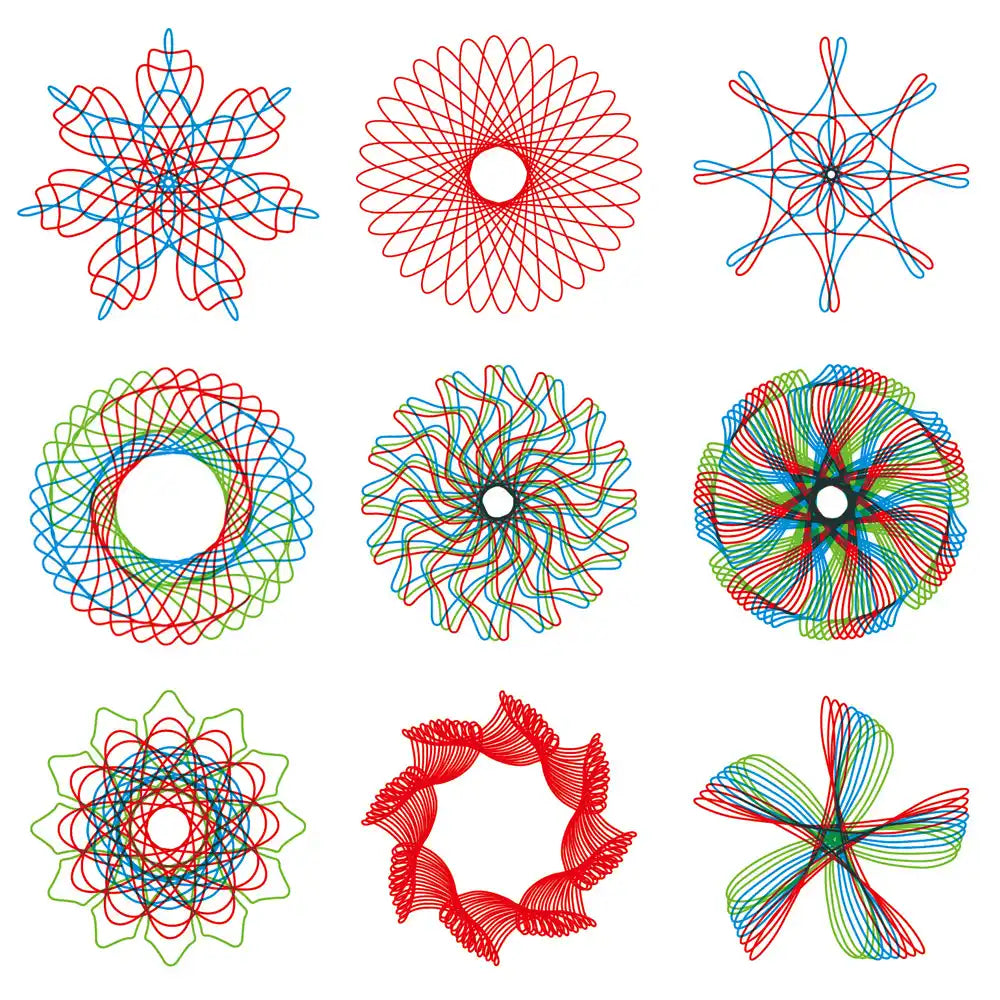 Spiraal Teken Set Kind – Creatieve Tekenset met Tandwielen (6+)
