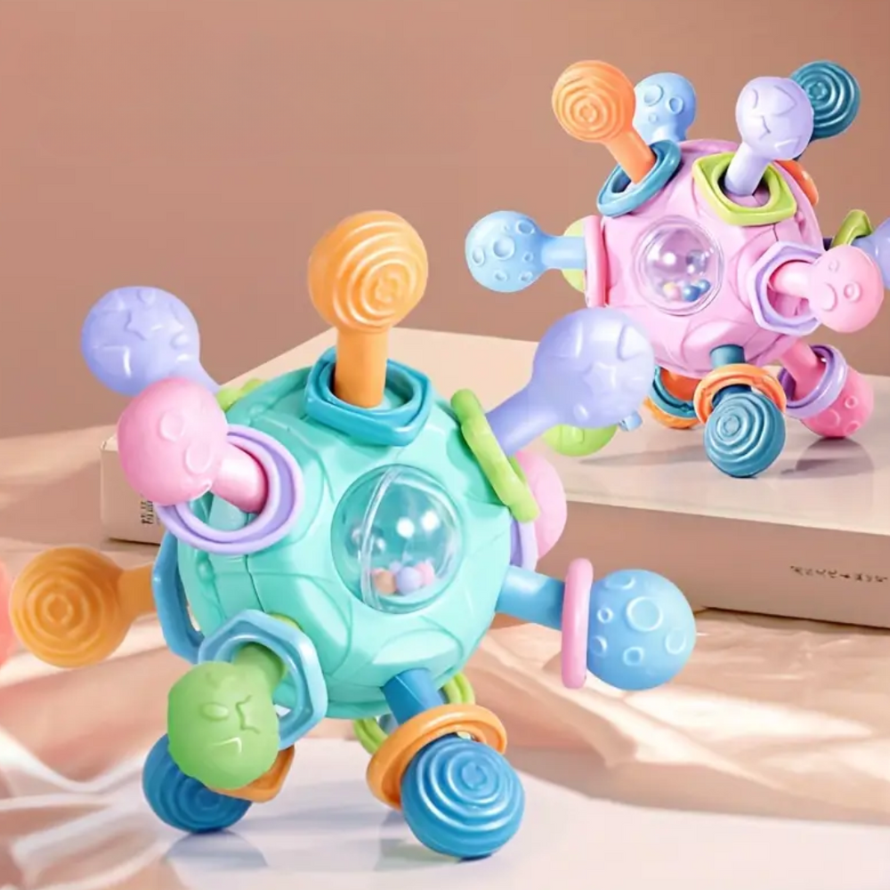 Bubble Busy Speelbal voor Baby’s – Zintuiglijk & Veilig BPA-vrij Speelgoed