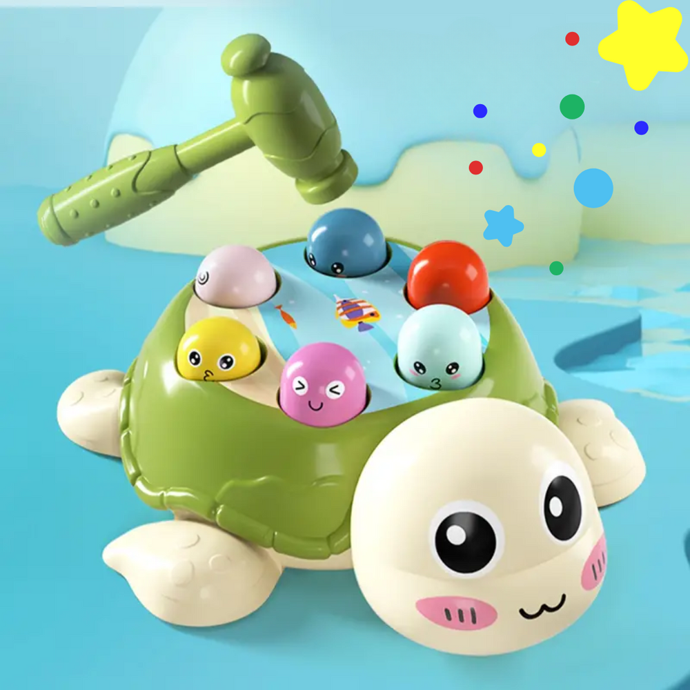 Hamer Speelgoed Peuter – Interactieve Schildpad Hamerbank (18M+)