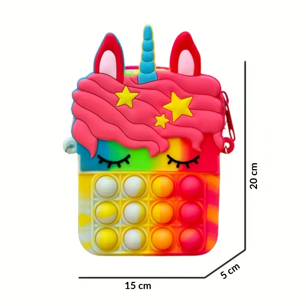 StarPlay SparkleUnicorn Pop-it Rugtas – Magisch & Praktisch Voor Kinderen