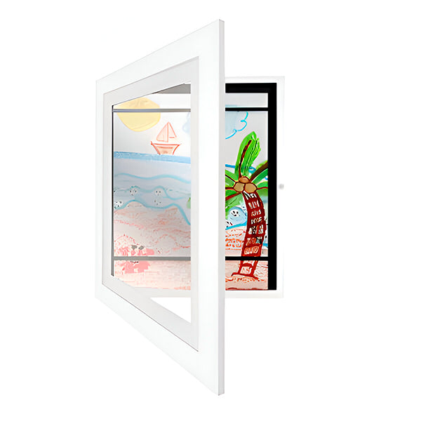 Stevig Kunstframe voor Kinderen | Bewaar & Toon Creatieve Kunstwerken | Duurzaam Houten Fotolijst