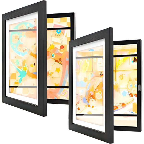 Stevig Kunstframe voor Kinderen | Bewaar & Toon Creatieve Kunstwerken | Duurzaam Houten Fotolijst
