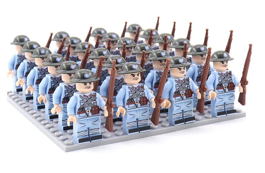Bouwfiguren Set Kind – 21x Bouwpoppen Compatibel met Bouwstenen (6+)