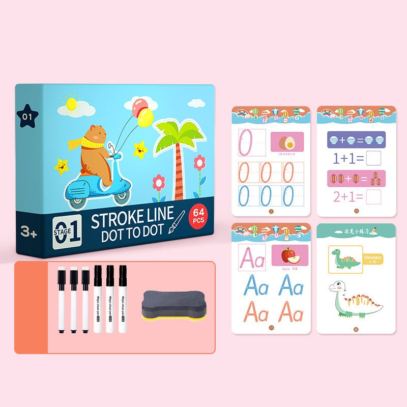 SkillSprout Learning Workbook – Tracing & Rekenspelletjes voor Peuters en Kleuters