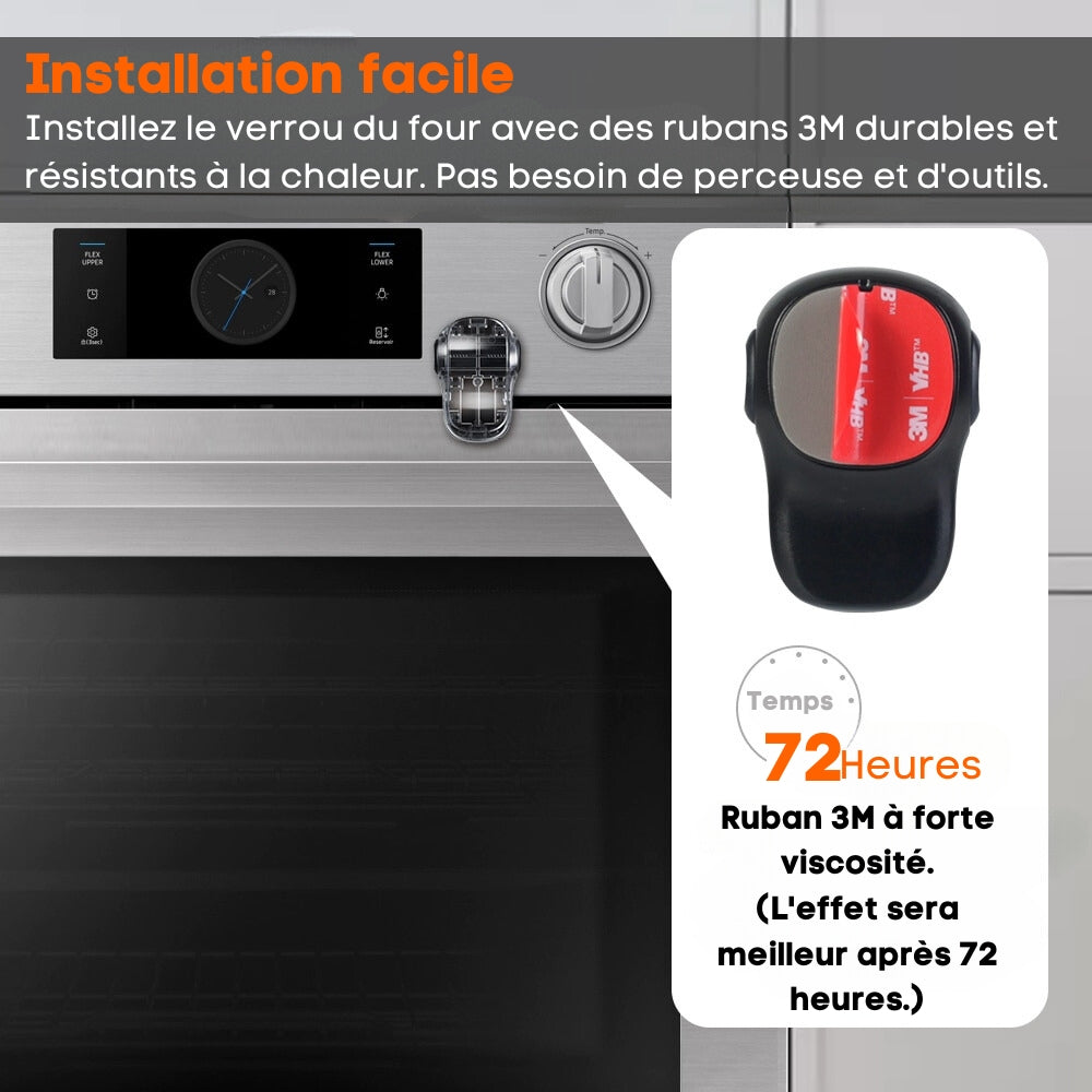 OvenGuard Kinder Ovenslot – Veiligheidsvergrendeling voor Oven en Fornuis