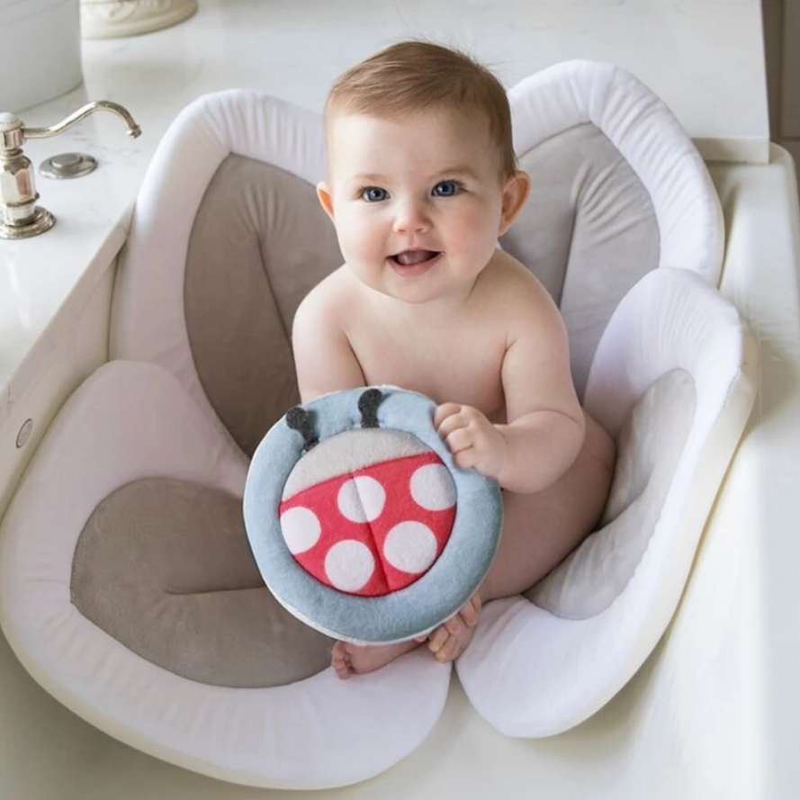 Zachte Babybadbloem Kopen – Comfortabel & Veilig Badderen voor je Pasgeboren Baby