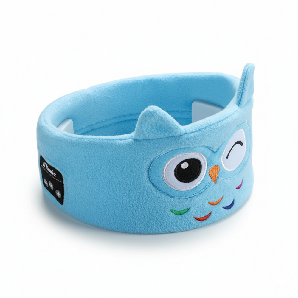 Draadloze Kinder Hoofdband Hoofdtelefoon met Volumebegrenzing | SnuggleSound AudioBand – Zacht, Veilig en Perfect voor Reizen en Slapen
