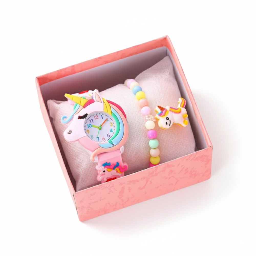 Kinderhorloge Meisjes – Eenhoorn Set