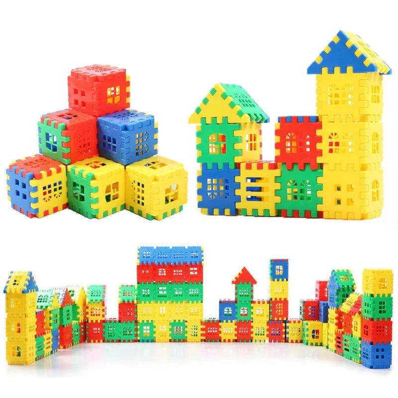 Grote Bouwstenen Set voor Kinderen – Educatieve Bouwblokken 50/100/160 Stuks