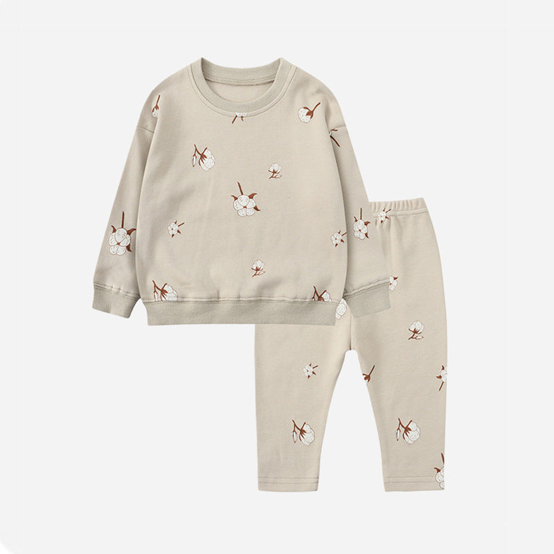 CozyPlay Kinder Pyjama Set van Katoen – Comfortabele Sweater & Broek voor Baby en Peuter – Warm & Zacht