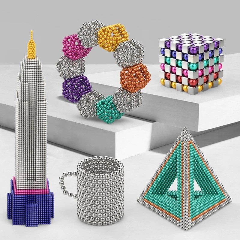 Magnetische Balletjes 216 Stuks – Educatief Bouw Speelgoed 7+