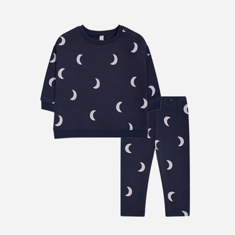 CozyPlay Kinder Pyjama Set van Katoen – Comfortabele Sweater & Broek voor Baby en Peuter – Warm & Zacht