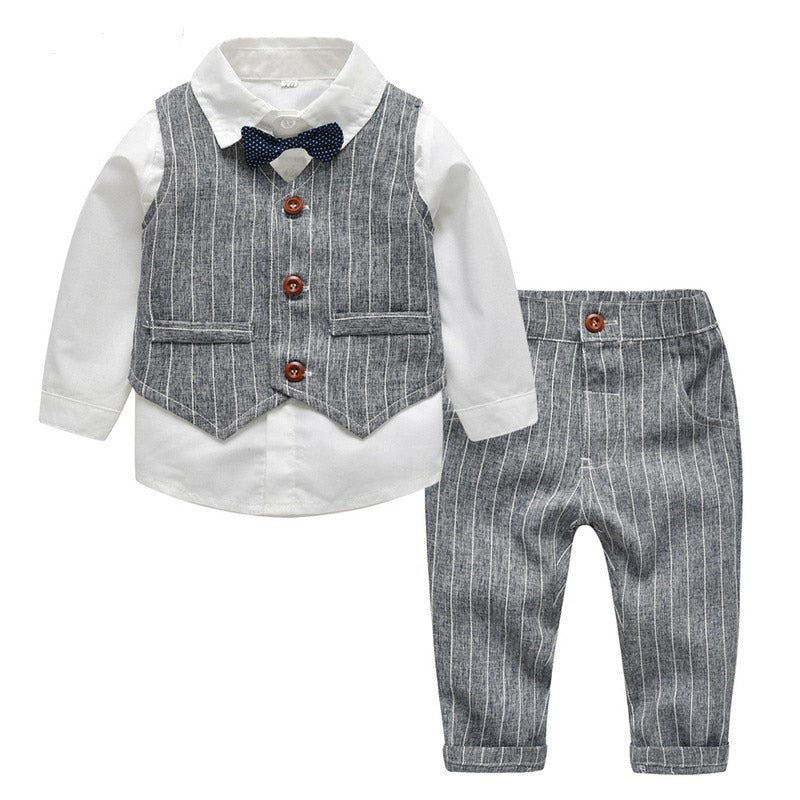 Elegante Baby Outfit voor Feest & Bruiloft – LittleGent Set