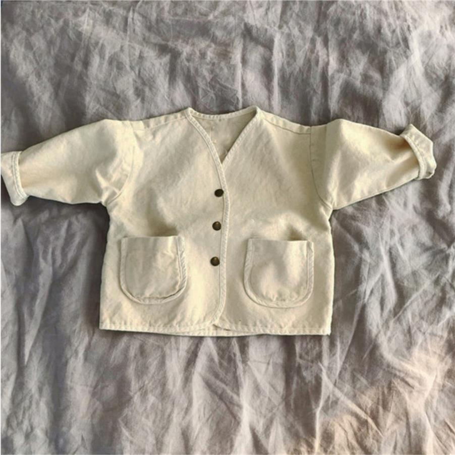 EasyWear Denim Baby Jasje Unisex | Spijkerjasje voor Meisjes & Jongens | 9 Maanden – 3 Jaar | Zachte Katoenmix met Drukknopen