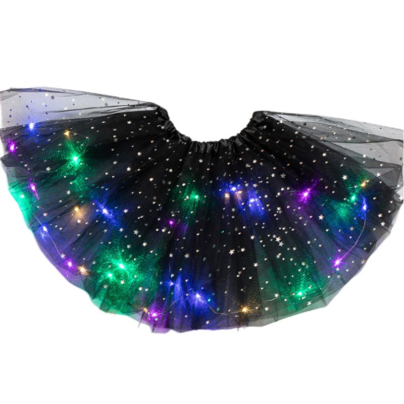 LumiTwirl LED Prinsessenrokje voor Meisjes – Magisch Verkleedrokje met Fonkelende Lichtjes, Comfortabel en Veilig voor Kinderen 2-12 Jaar
