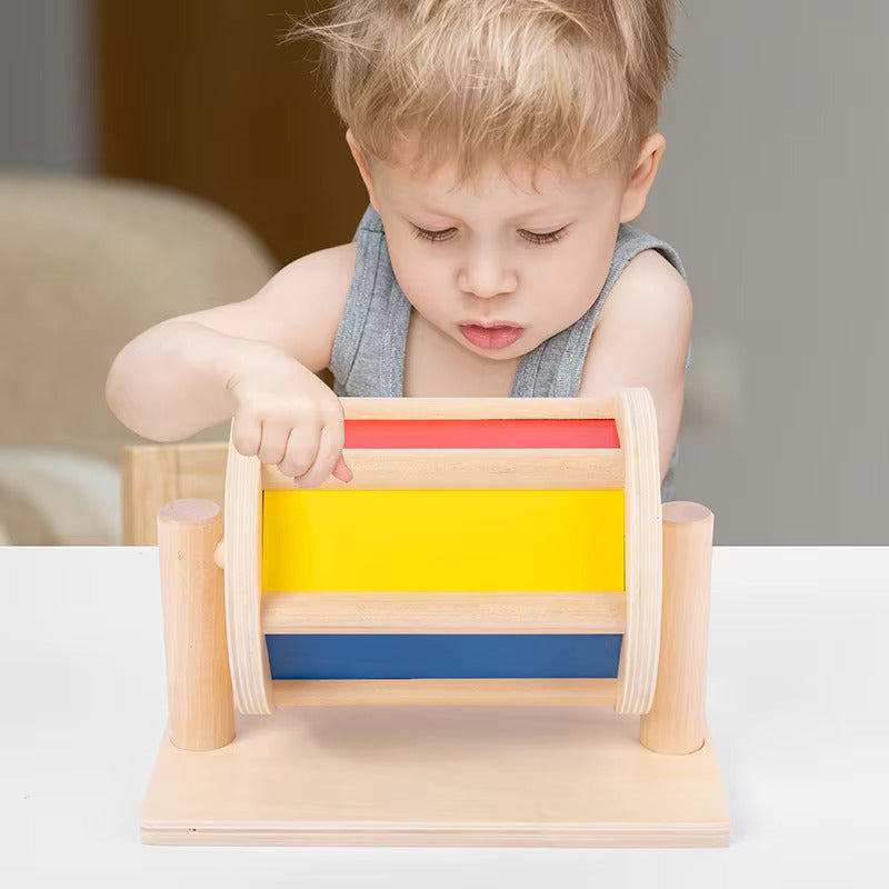 Montessori Houten Speelgoed – Activiteitendoos met Bal voor Motoriek & Ontwikkeling Peuters