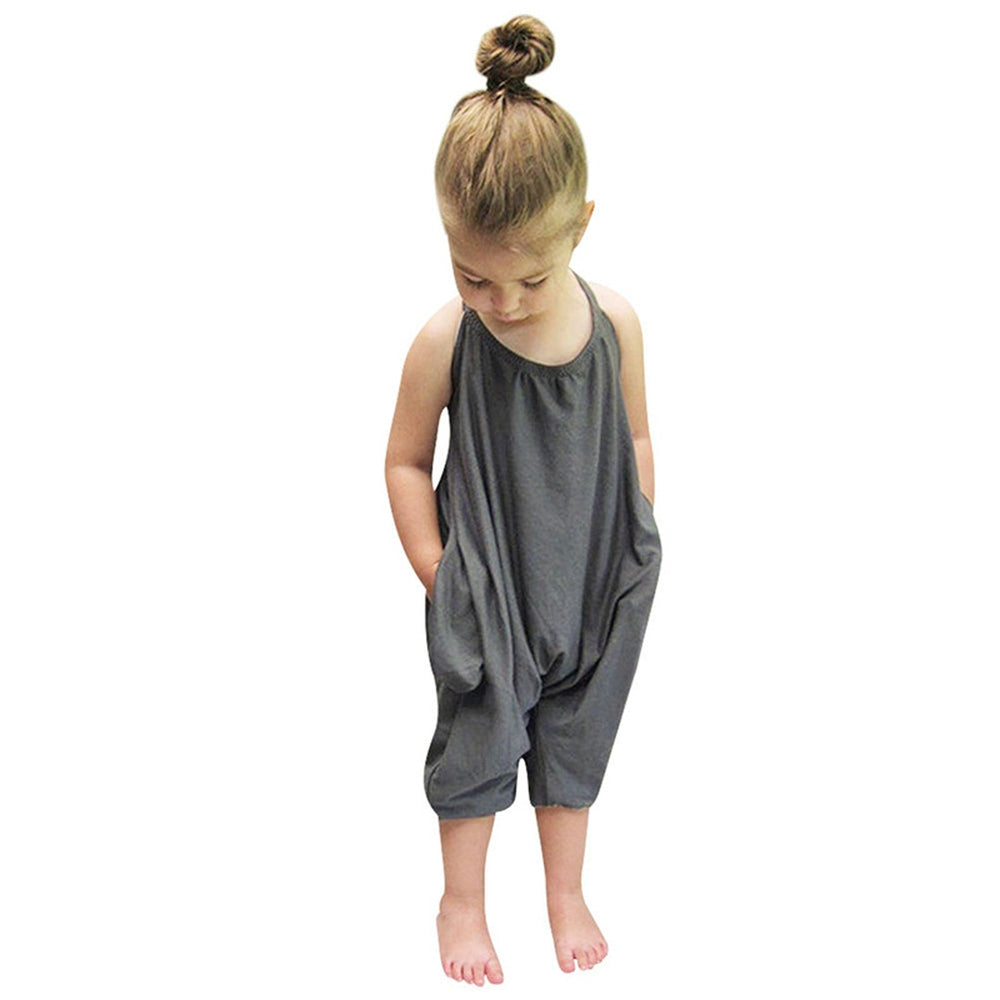 Luma Kids Halter Jumpsuit – Zomers, Luchtig en Comfortabel – Perfect voor Peuters en Kleuters