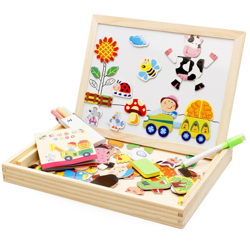 Magnetisch Tekenbord voor Kinderen – Creatief Speelbord met Vormen