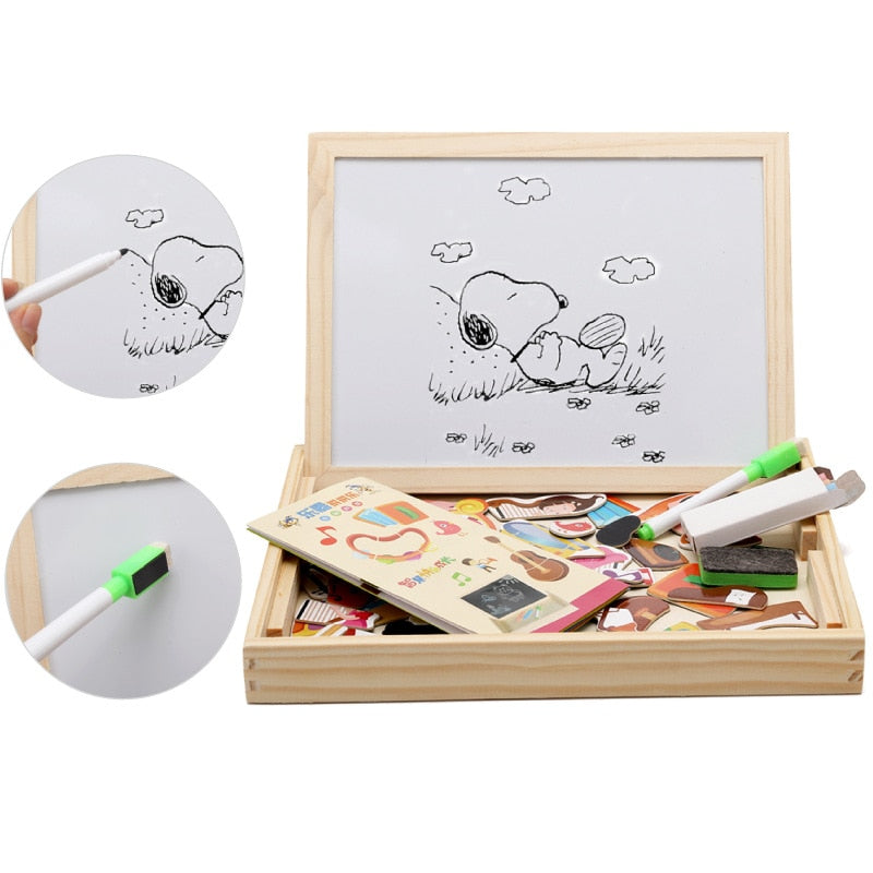 Magnetisch Tekenbord voor Kinderen – Creatief Speelbord met Vormen