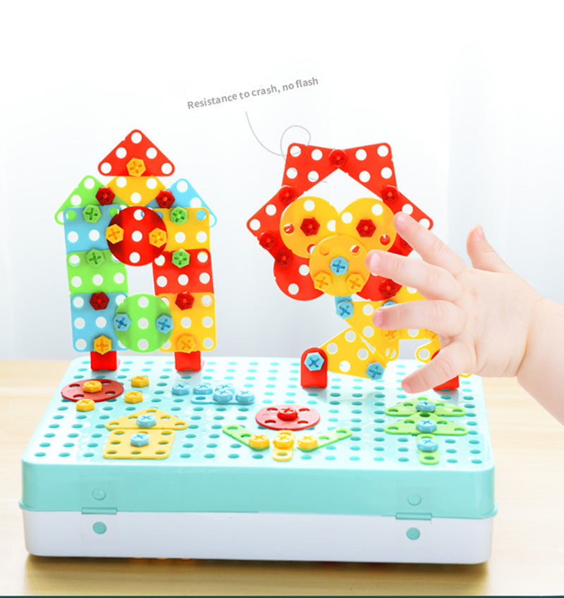 Educatieve Bouwset met Speelgoed Boormachine voor Kinderen